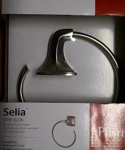Pfister Selia Brushed Nickel Wall-Mount Towel Ring