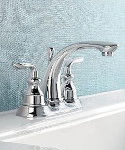 Pfister LF048CB0C Avalon 2-Handle 4″ Centerset Bathroom Faucet in Polished Chrome, 1.2 gpm 2